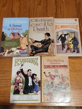 P.G. Wodehouse Paperback Book Lot - Some Highly Collectible Titles